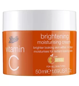 Boots Vitamin C Brightening Moisturizing Cream Review